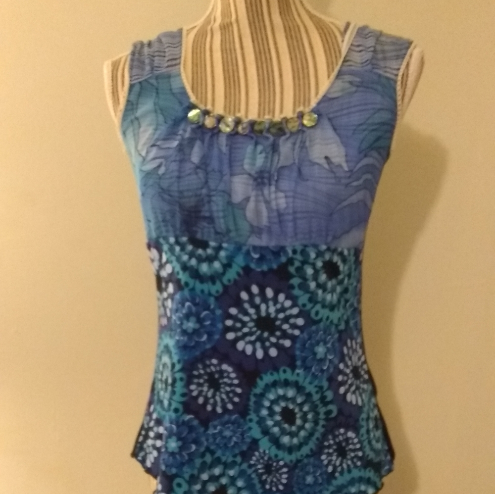 Tank Style Top w/ Beads